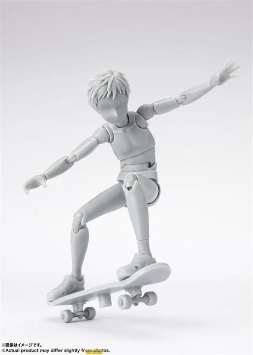 Image du produit Tamashii Nation S.H. Figuarts figurine Body-Kun School Life Edition DX Set (Gray Color Ver.) 13 cm