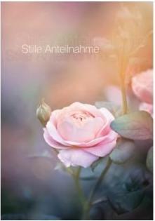 Actual product image Cart Sympathy card Rose (1 pcs.)