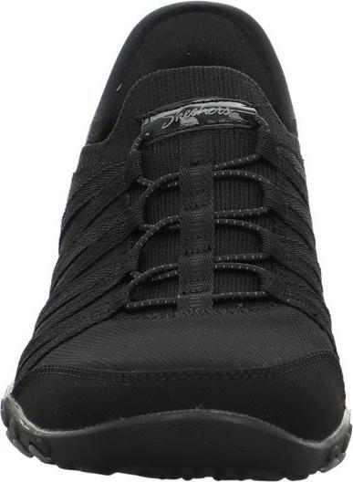 Produktbild Skechers 100593/BBK Breathe-Easy-Roll-With-Me Damen Sneaker Turnschuhe Slipper VEGAN schwarz (41)