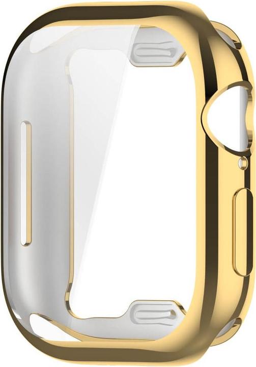 Produktbild Cover-Discount Apple Watch 10 - 46mm - Gummi Schutz Case Metall-Look