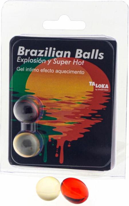 Image du produit Taloka 2 Boules Brésiliennes Super Hot Effect Gel Excitant