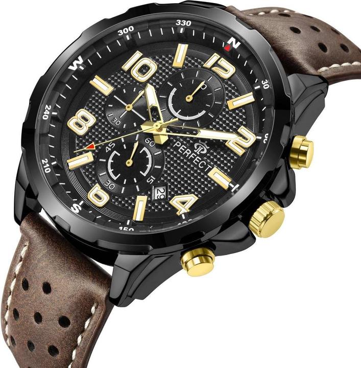 Produktbild HERREN PERFECT CH05L - CHRONOGRAPH (zp353i) + BOX (Chronograph, 205 mm)