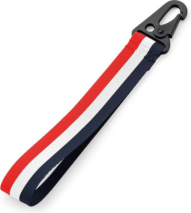 Red, Navy blue, White