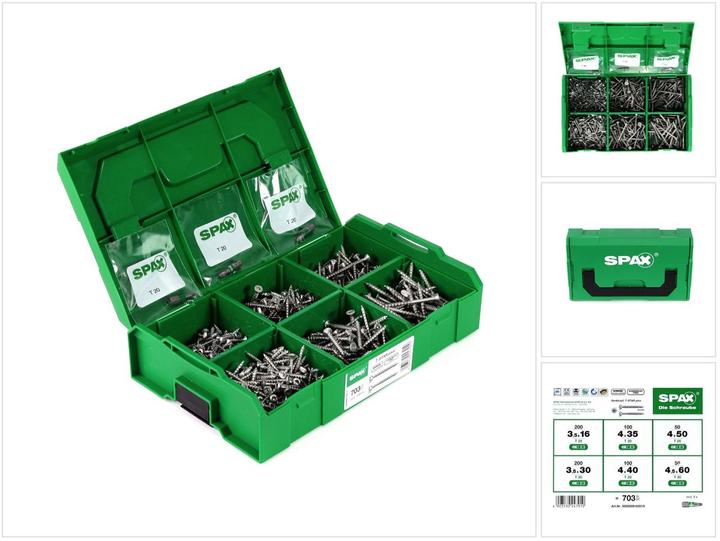 Image du produit Spax L-BOXX (703 Vis par pièce)