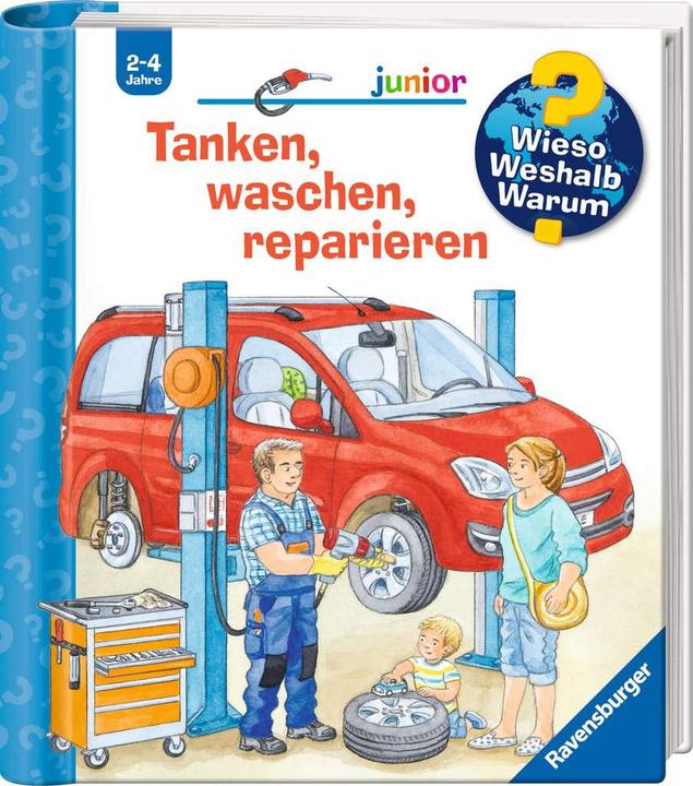 Produktbild Ravensburger Tanken, waschen, reparieren (Deutsch, Ursula Weller, Frauke Nahrgang, 2020)