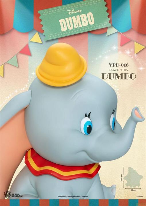 Produktbild Beast Kingdom Disney Piggy Vinyl Spardose Functional Dumbo 34 cm (34 cm)