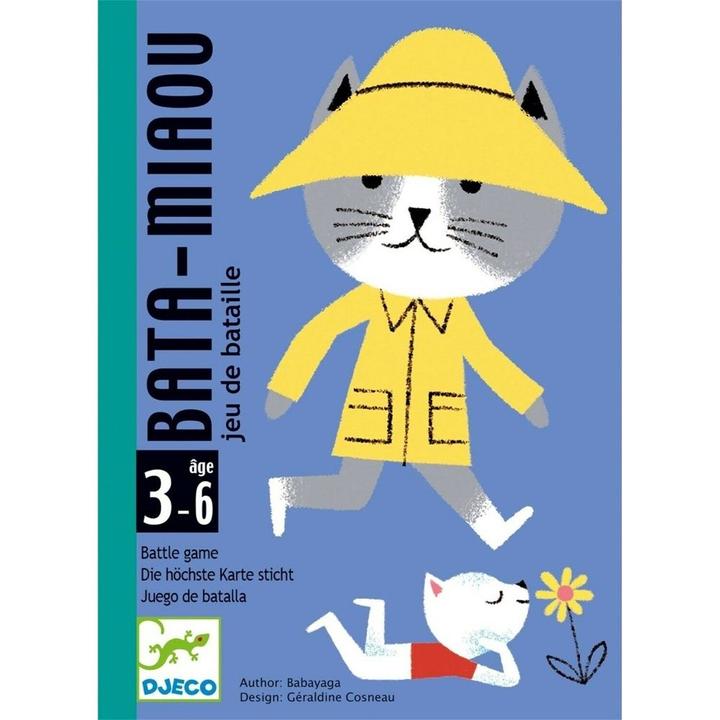 Immagine prodotto Djeco Gioco di carte Bata - Miaou (Tedesco, Francese, Italiano, Inglese)