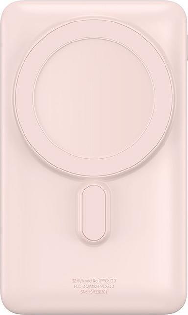 Productafbeelding Baseus Powerbank Magnetic 10000mAh 20W (roze) (10000 mAh, 20 W, 38.50 Wh)