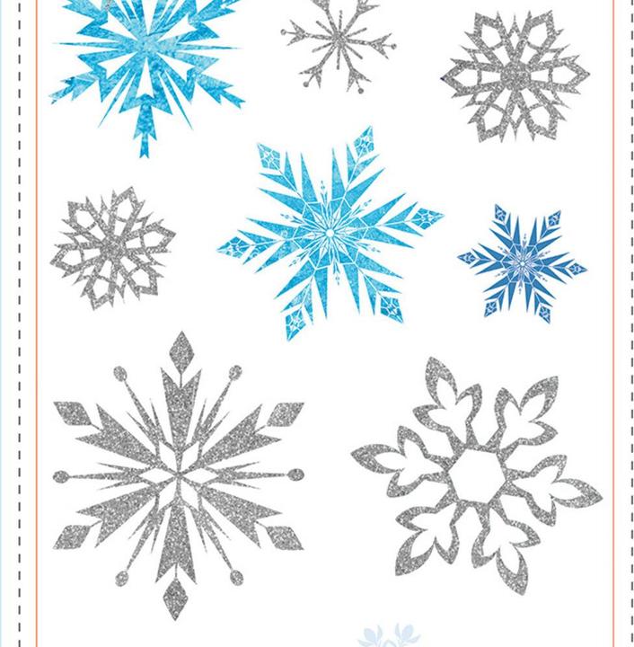 Actual product image Roommates RM - DISNEY Frozen ice palace glittery