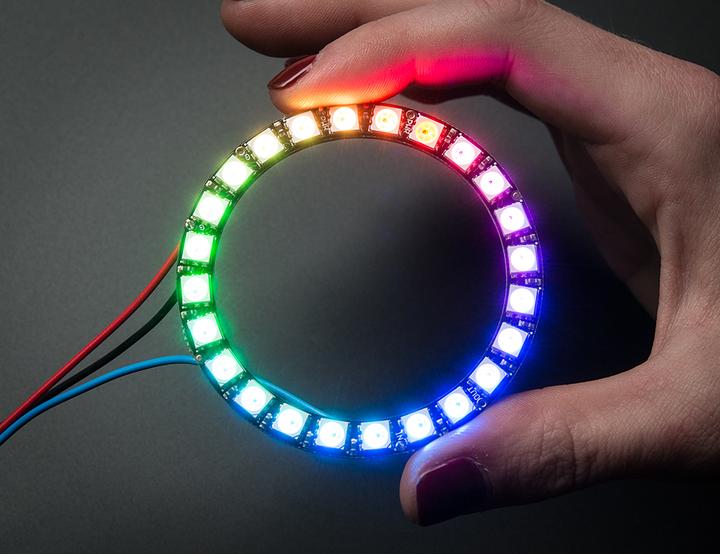 Immagine prodotto Adafruit Anello NeoPixel 24 x WS2812 5050 RGB LED