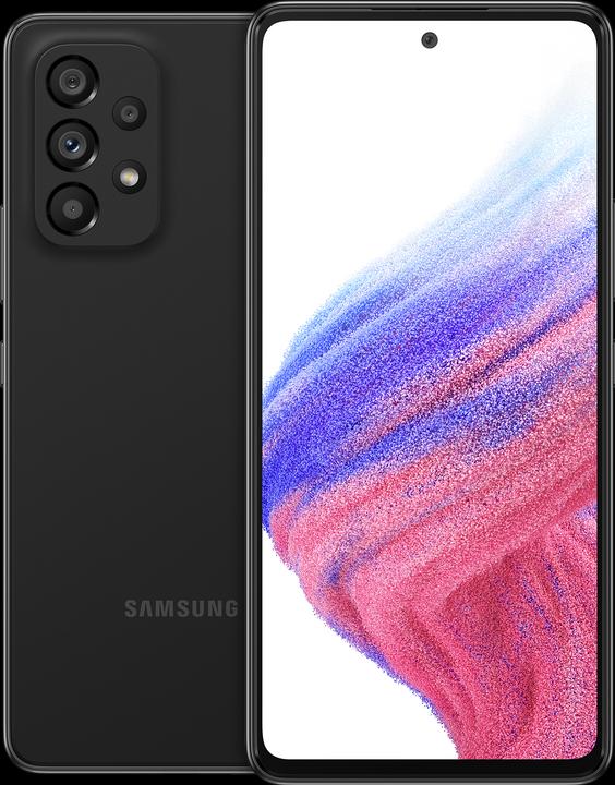 Produktbild Samsung Galaxy A53 5G (128 GB, Awesome Black, 6.50", Hybrid Dual SIM, 64 Mpx, 5G)