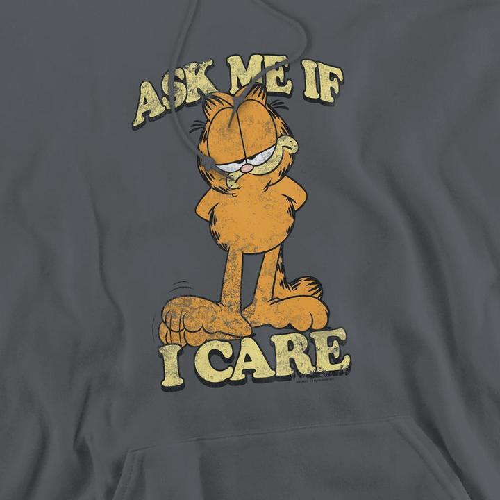 Immagine prodotto Garfield Ask Me Felpa con Cappuccio Uomo (S)