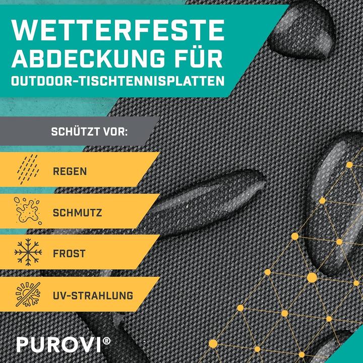 Immagine prodotto Purovin Winterfeste Tischtennisplatte Abdeckung