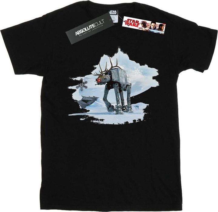 Star Wars Christmas ATAT Reindeer TShirt Jungen