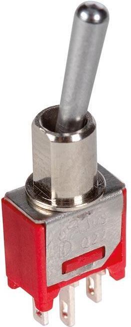 Velleman Vertical Subminiature Toggle Switch (Pcb No Thd) 1P On-(On)