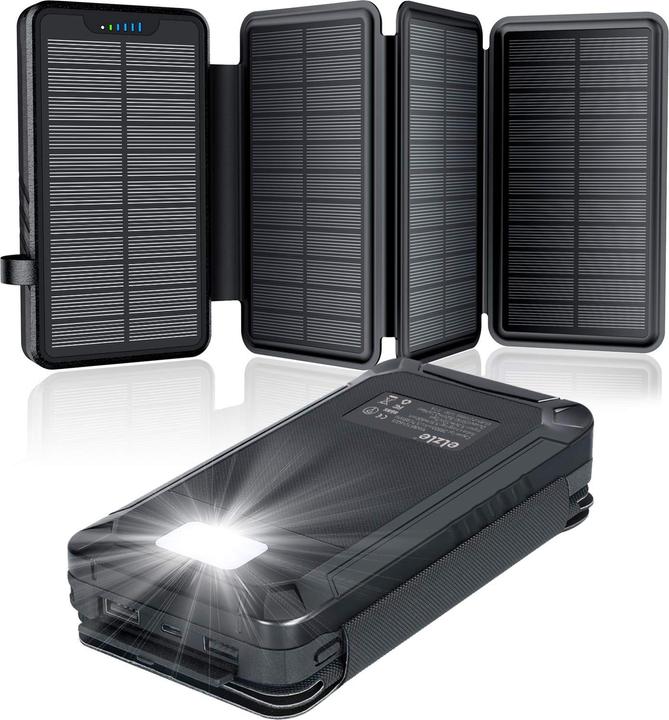 Produktbild Elzle Solar Powerbank (26800 mAh)