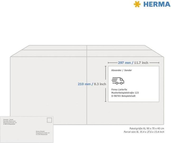 Image du produit HERMA Hochglanz Etiketten A4