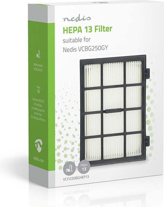 Image du produit Nedis Ersatz-Aktiv HEPA Filter - Ersatz für: - Schwarz/Weiss