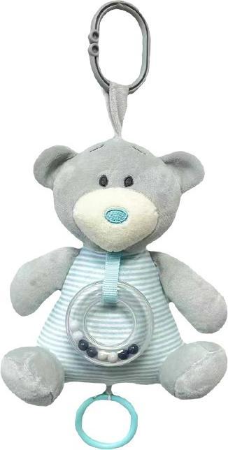 Image du produit Tullo OursBoules d'éveil bleu et crème 18 cm