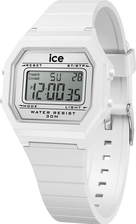 ICE Watch Ice Digit Retro White Small (Digitaluhr, 32 mm)