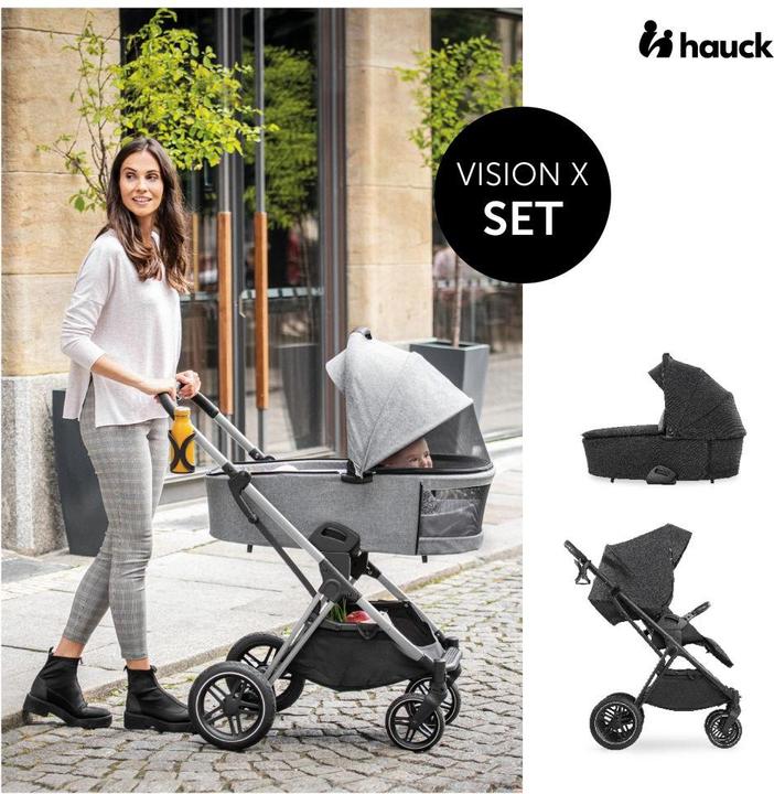 Produktbild Hauck 3in1 Kinderwagen-Set Vision X Trio Set Silver