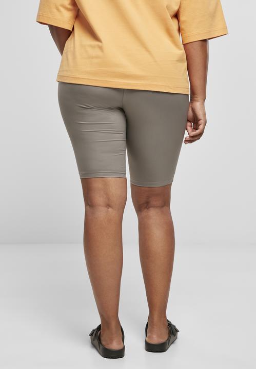 Actual product image Urban Classics Ladies Imitation Leather Cycle Shorts (4XL)