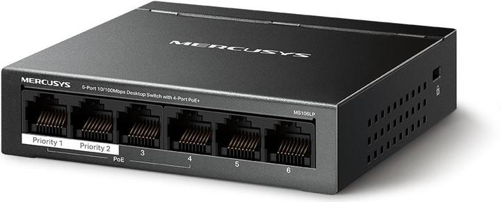 Actual product image Mercusys MS106LP (6 Ports)