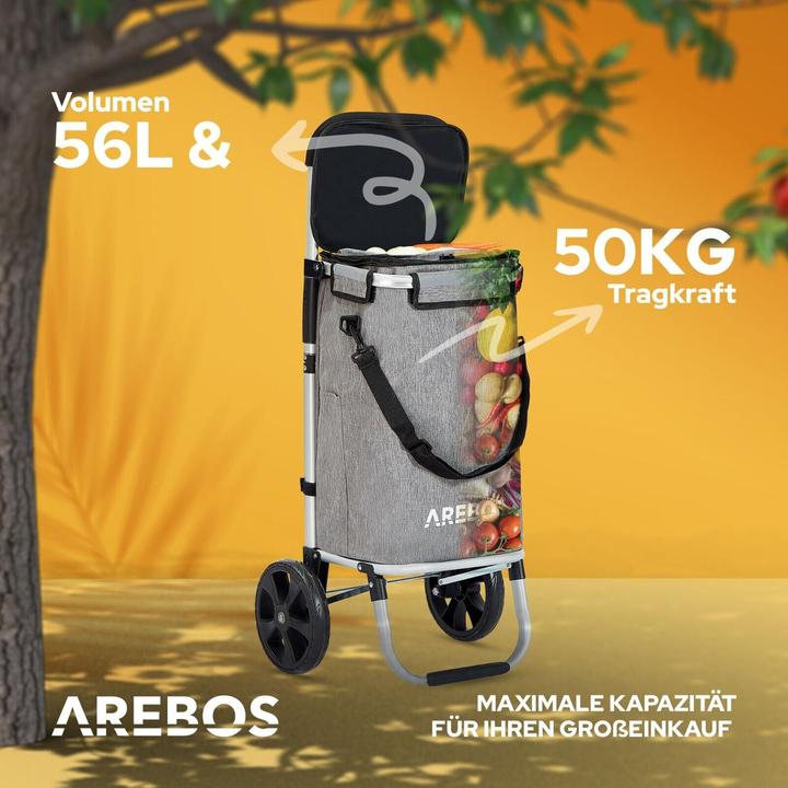 Image du produit Arebos Chariot à provisions