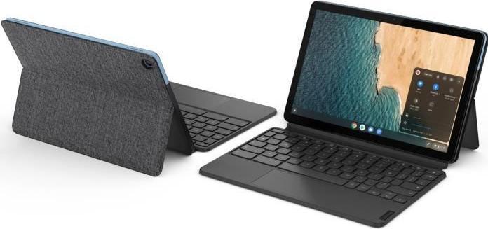 Image du produit Lenovo Chromebook Duet (WLAN uniquement, 10.10", 128 Go, Bleu, Grey)