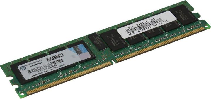Image du produit HPE 4 Go double rang PC2-3200 DDR2 (1 x 4GB, 400 MHz, DDR2-RAM, DIMM)