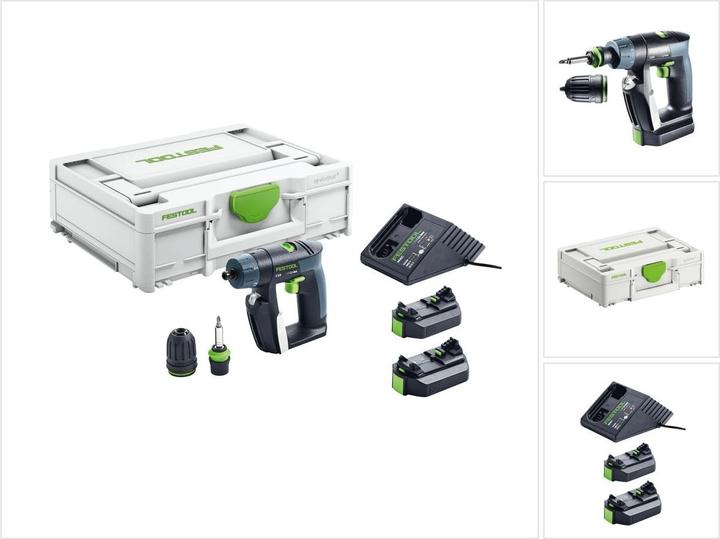 Produktbild Festool Akku-Bohrschrauber CXS 2,6-Plus (Akkubetrieb)