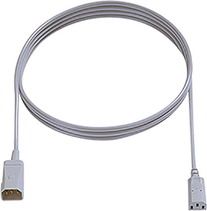 Actual product image Bachmann Power Cord C14 to C13 grey, Extension Cable (1.50 m, C14, C13)