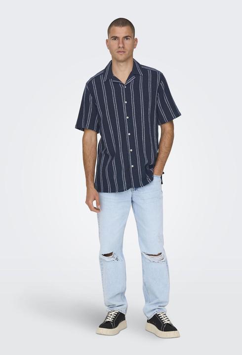 Immagine prodotto Only & Sons Camicia a maniche corte a righe (L)