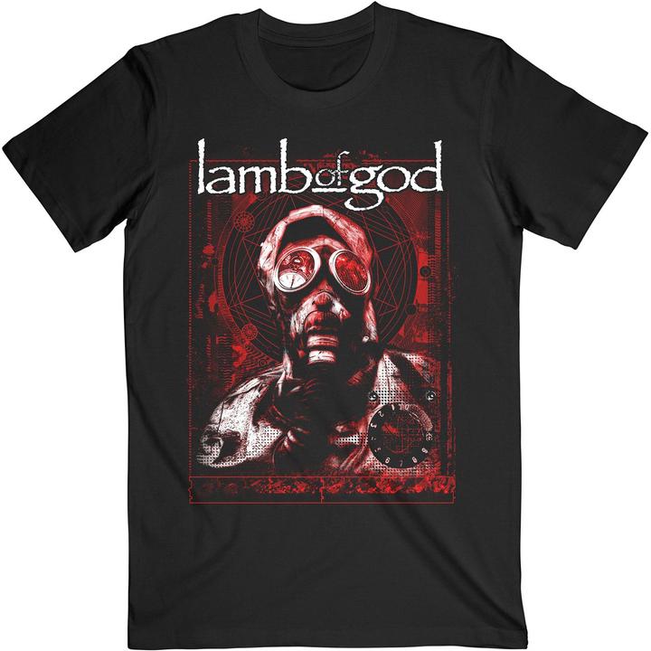 Lamb Of God Erwachsene Wellen Gasmaske Baumwolle TShirt