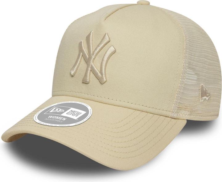 Produktbild New Era Damen A-Frame Trucker Cap New York Yankees Beige