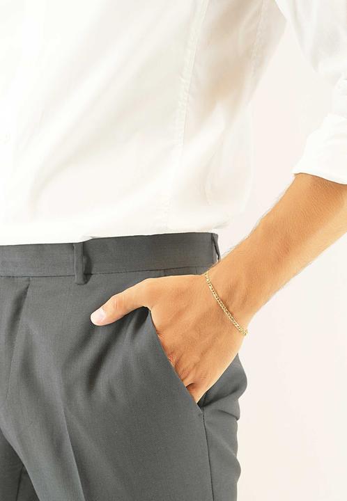 Produktbild Muau 8er-Kette (19 cm, Gelbgold)