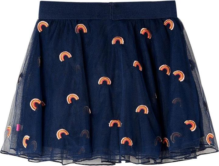 Produktbild VidaXL Kinderrock mit Tüll Marineblau 128,Aussenmaterial: 100 (128)