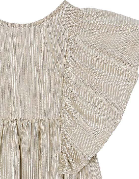 Actual product image Vertbaudet Mädchen Festkleid mit Schmetterlingsärmeln aus Lamé (146)
