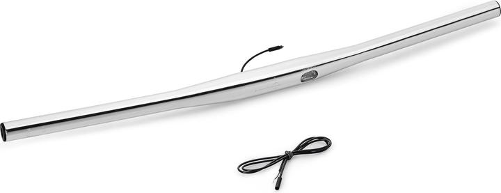 Actual product image Light Skin LightSKIN - VIENNA dynamo handlebar, 31.8mm, 640/680mm (silver) (31.80 mm)