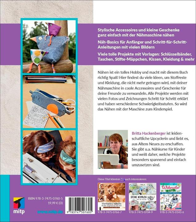 Produktbild Genäht - verwandelt - neu! (Deutsch, Britta Hackenberger, 2023)