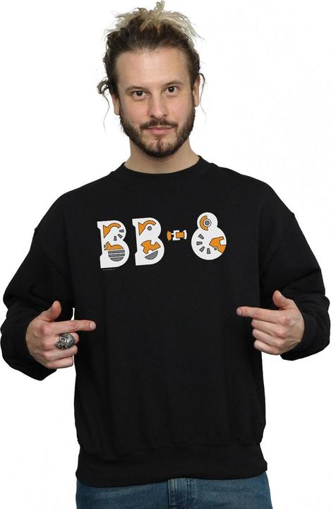 Produktbild Star Wars The Rise Of Skywalker BB8 Text Logo Sweatshirt (4XL)