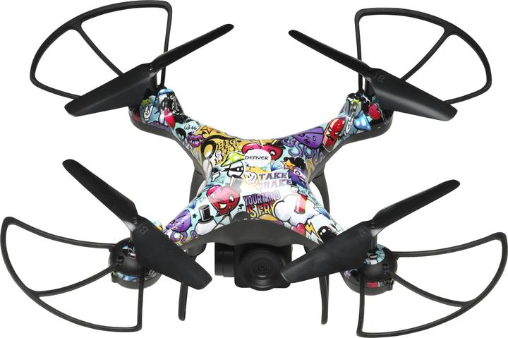 Produktbild Denver DCH-350 Kameradrohne Quadrocopter Mehrfarben 4 Rotoren 1600 mAh (22 min, 270 g, 1 Mpx)