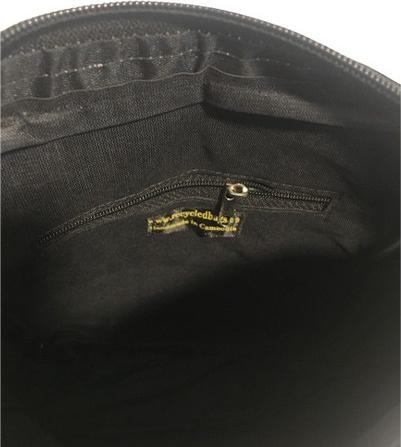 Immagine prodotto Bekos Upcycling - Piccola borsa a tracolla realizzata con sacchi di cemento riciclati White Tiger