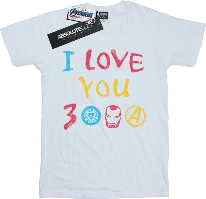 Avengers Endgame I Love You 3000 Crayons TShirt (M)