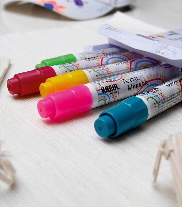 Image du produit Kreul Marqueur textile Junior (Multi, 4 mm, 5 x)