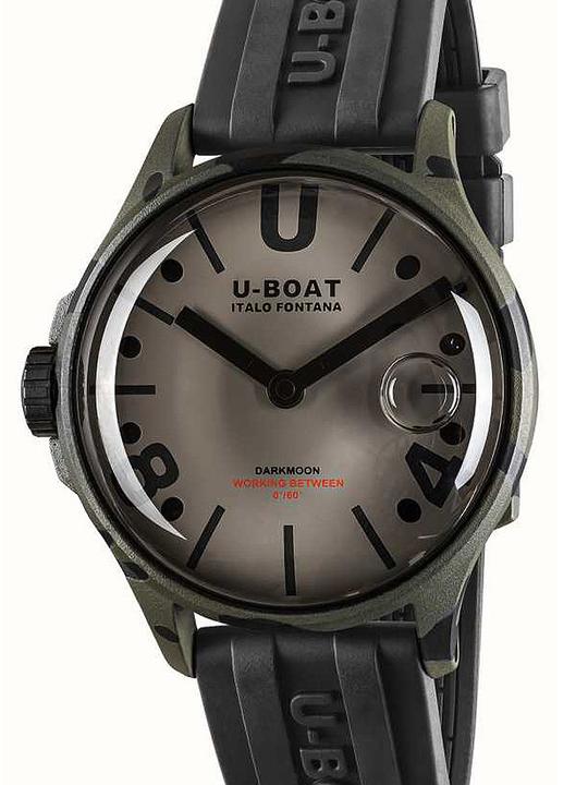 Actual product image U-Boat 9551 Darkmoon Grey Camouflage Men's Watch 40mm 5ATM (Sports watch, 40 mm)