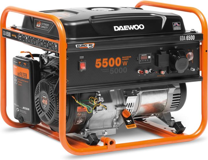 Produktbild Daewoo Power Products Benzin Stromerzeuger (5000 W, 30 l)
