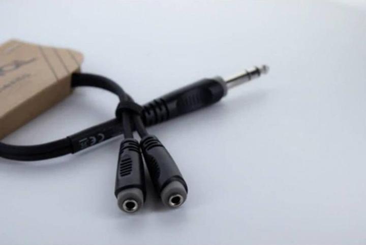 Actual product image Cordial 14886 Klinke Audio Y-Adapter (1x Klinkenstecker 6.3 mm (stereo) - 2x Kli (0.30 m)