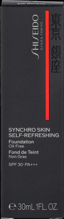 Actual product image Shiseido Synchro Skin Self-Refreshing - Foundation SPF 30 Bamboo 330 (330 Bamboo)