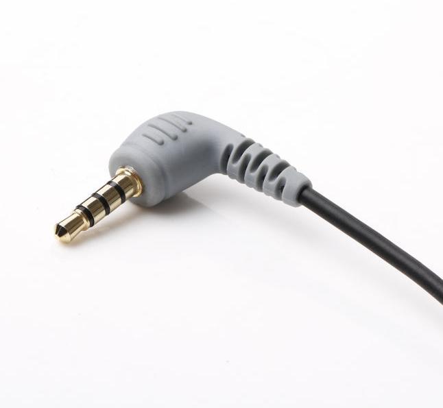 Actual product image Boya BY-CIP TRS to TRRS adapter